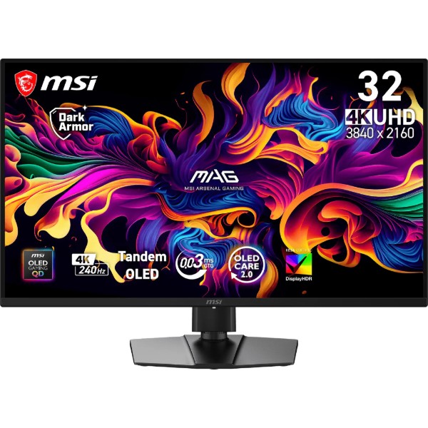 Фото - Монітор ігровий MSI MAG 321UP QD-OLED X24